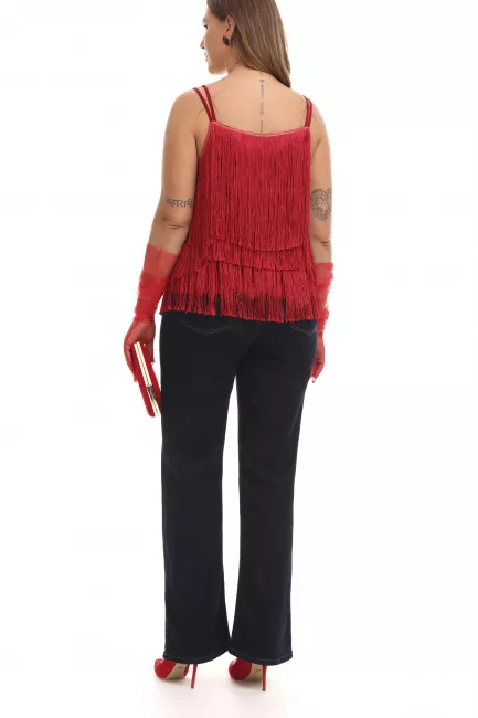 Темно-синие джинсы strаight с эффектом сырого денима