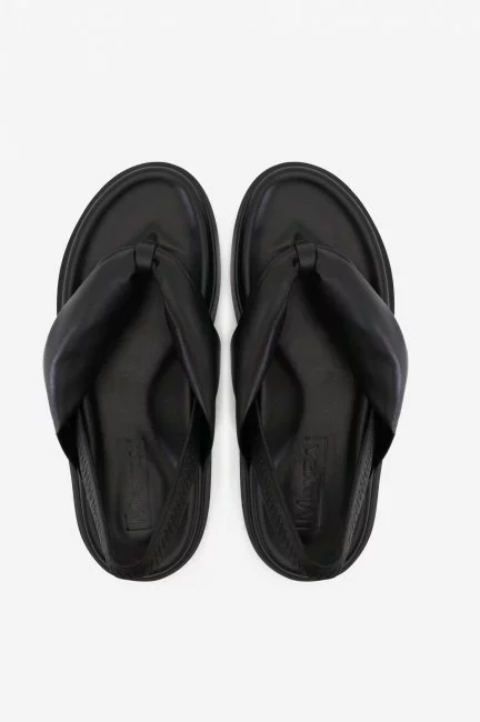 Вьетнамки из кожи на резинке