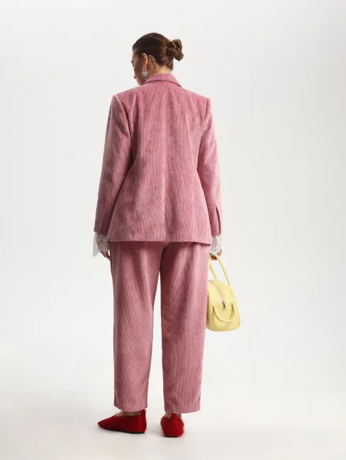 Брюки бананы из вельвета