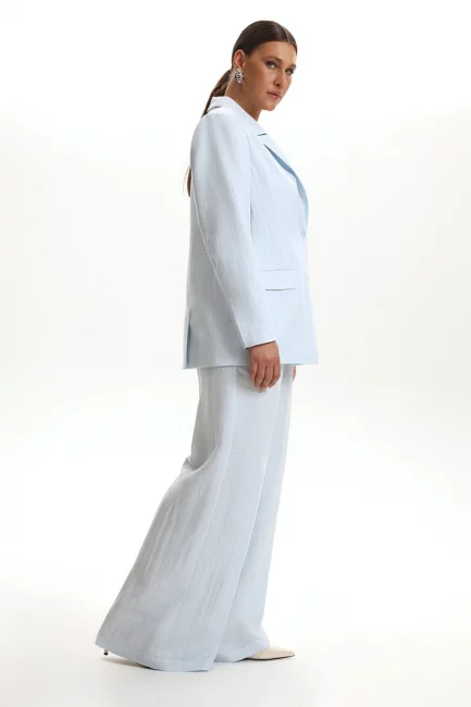 Жакет изо льна с акцентной подкладкой