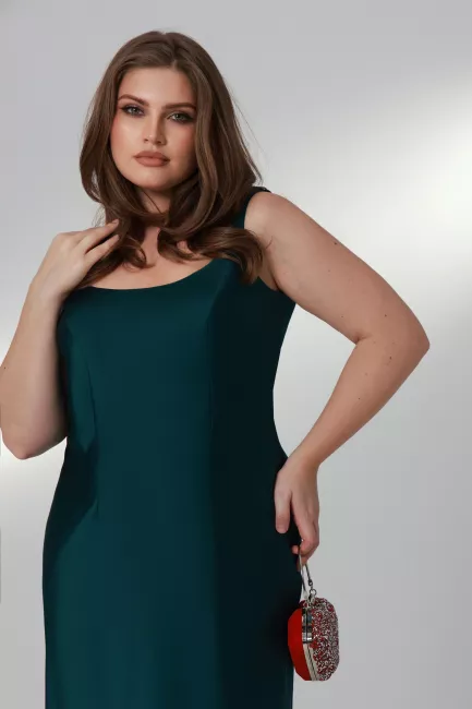 Платье комбинация приталенного силуэта