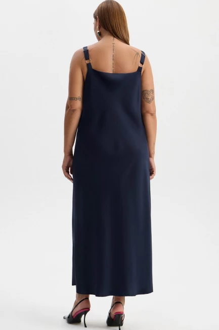 Платье слип с кружевной вставкой – фото – Plus Size 50–64 – Моно-Стиль