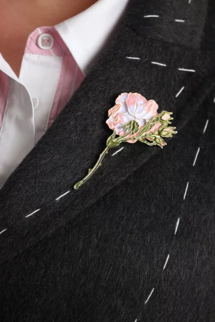 Брошь Георгин ассорти