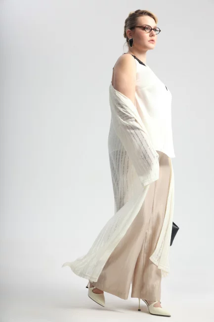 Широкие брюки из тенселя