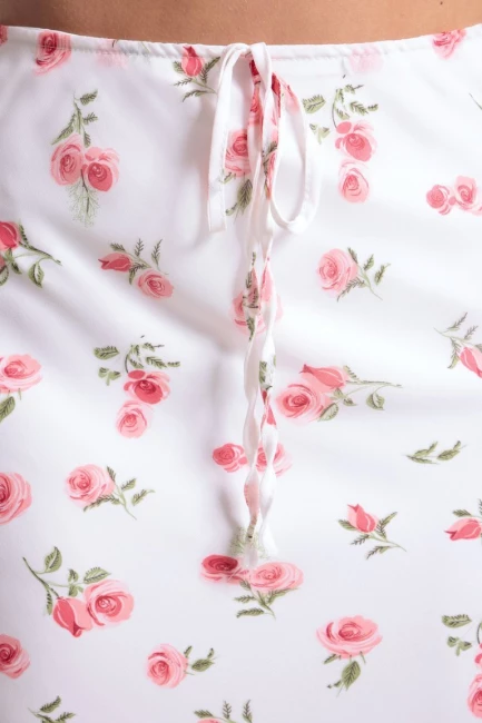 Юбка макси слип с подкладкой и принтом – фото – Plus Size 50–64 – Моно-Стиль