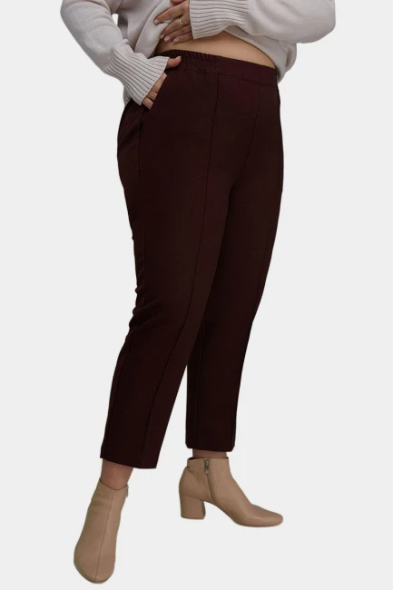 Брюки дудочки со стрелками – фото – Plus Size 50–64 – Моно-Стиль