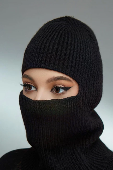 Балаклава однослойная из шерсти