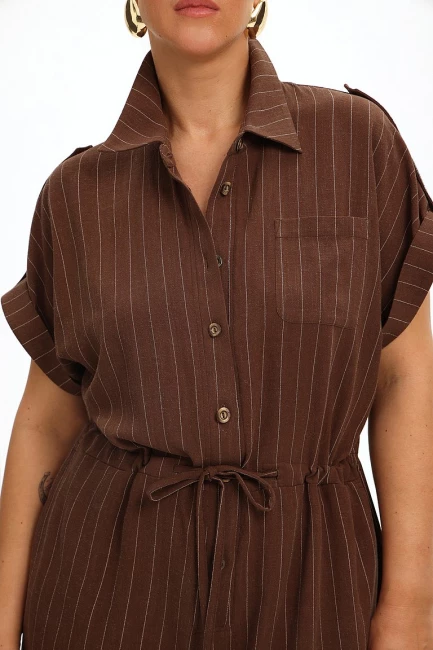 Комбинезон ромпер с цельнокроеным рукавом – фото – Plus Size 50–64 – Моно-Стиль