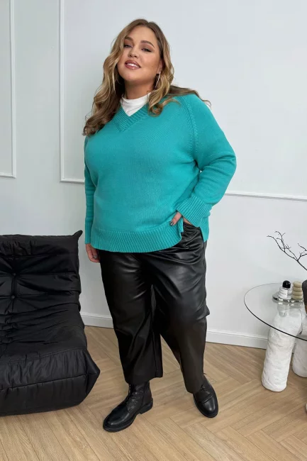 Джемпер Лима бирюзовый