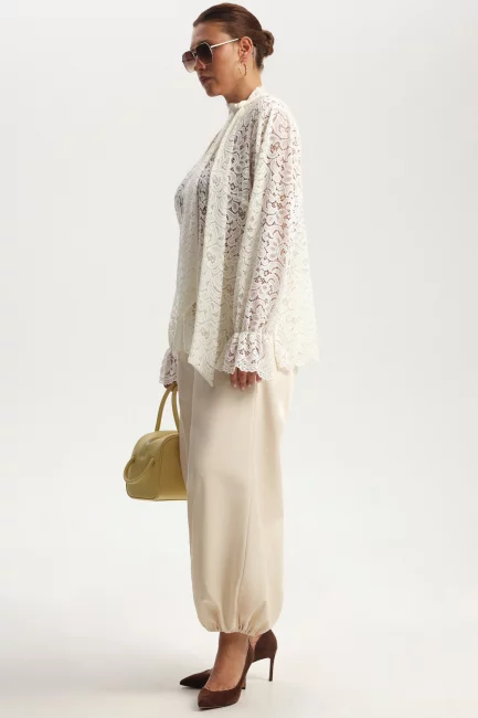 Брюки баллоны из смесового хлопка