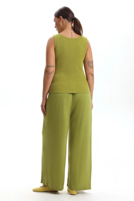 Брюки палаццо из модала