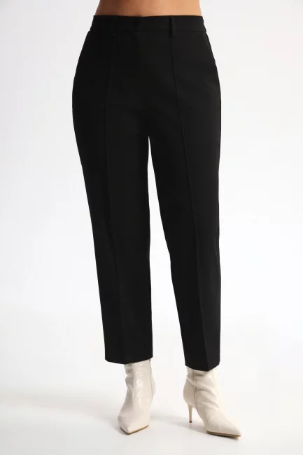 Брюки дудочки из смесовой шерсти