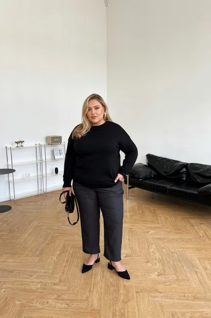 Джемпер Кайли черный