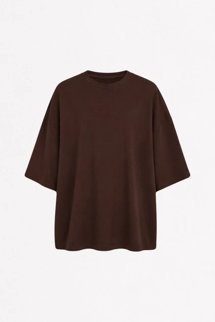 Футболка оверсайз с круглым вырезом – фото – Plus Size 50–64 – Моно-Стиль