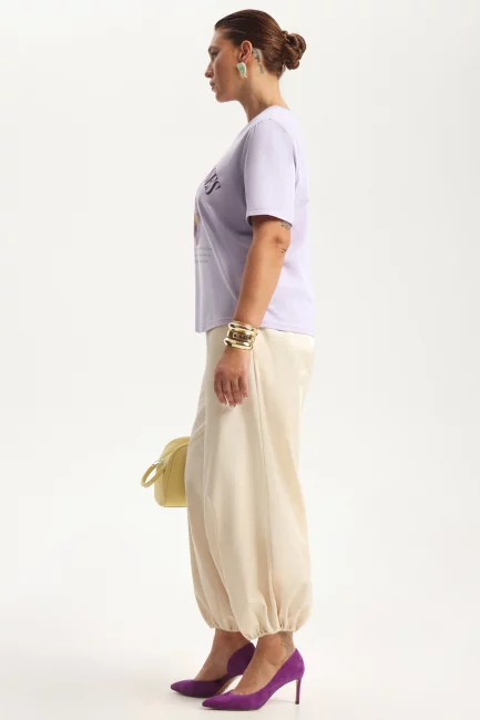 Футболка из хлопка с принтом