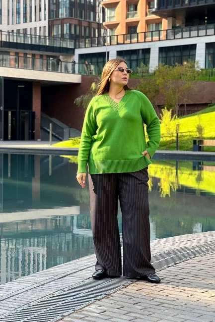 Джемпер Лима зеленый