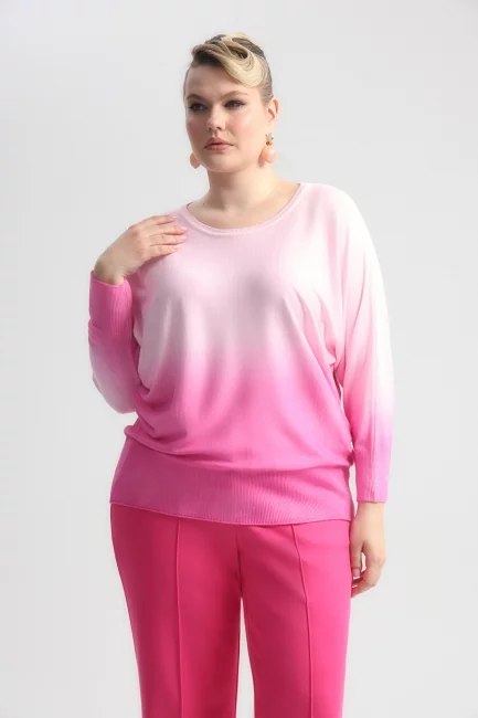 Джемпер с эффектом деграде из вискозы