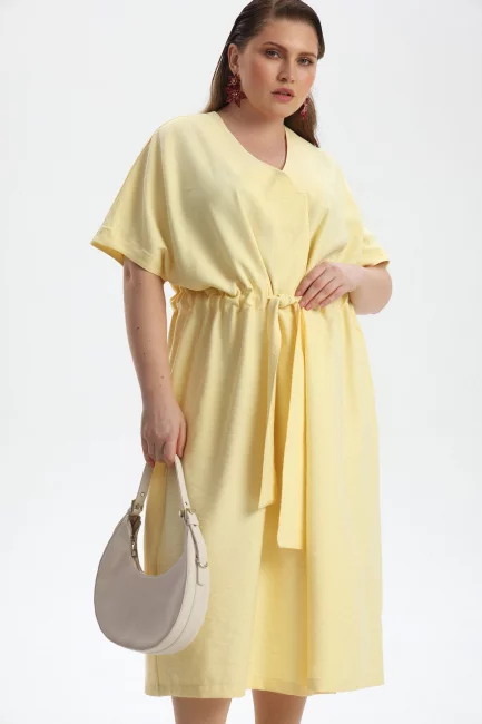 Платье с цельнокроеным рукавом из лиоцелла