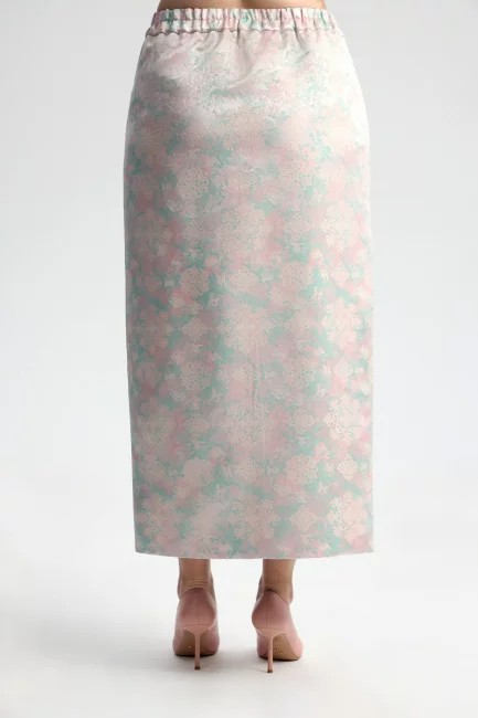 Юбка карандаш из жаккарда на подкладке