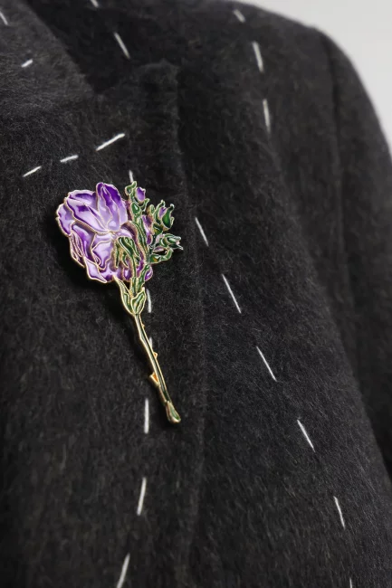 Брошь Георгин ассорти