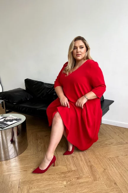 Платье Элен красный