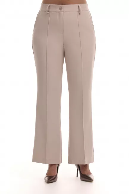 Брюки буткат из облегченной костюмной ткани