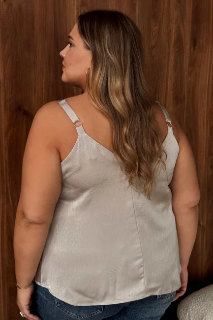 Топ Карла бежевый