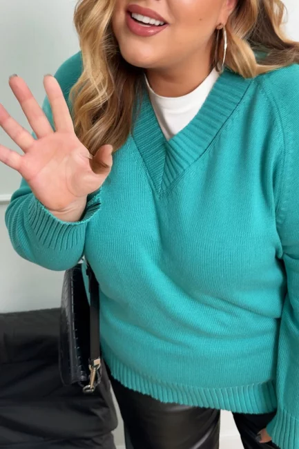 Джемпер Лима бирюзовый