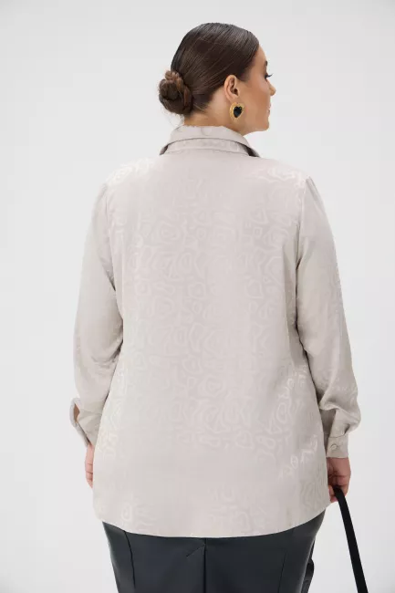 Рубашка с принтом из поливискозы