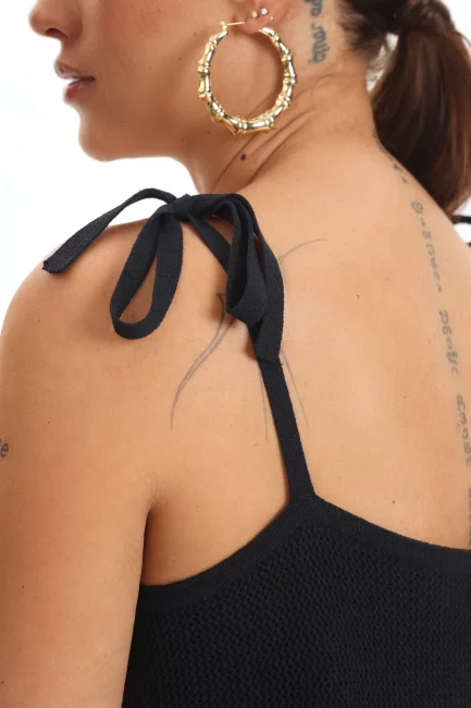 Платье майка из вязаного хлопка