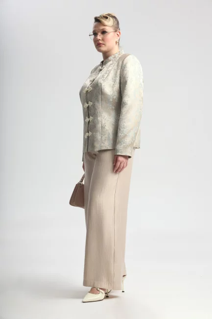 Жакет в азиатском стиле с застежкой панькоу