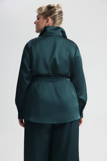 Блузка из шелковой поливискозы