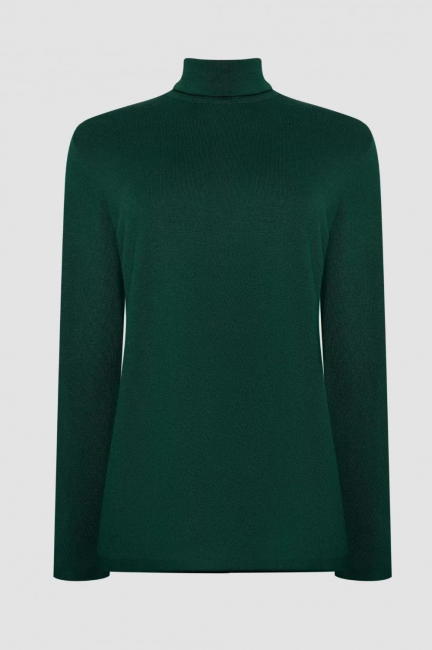 Водолазка зеленого цвета