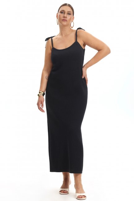 Платье майка из вязаного хлопка