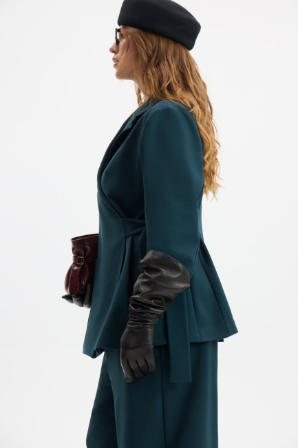Жакет с боковым запа́хом из джерси – фото – Plus Size 50–64 – Моно-Стиль