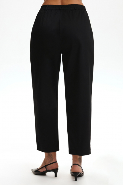 Брюки чинос из хлопка черного цвета