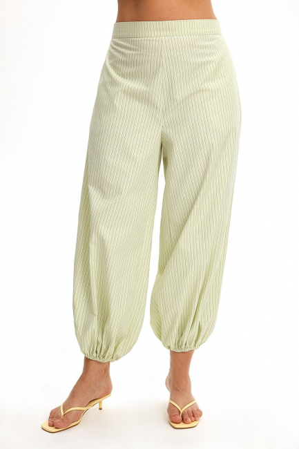 Брюки баллоны с принтом райе