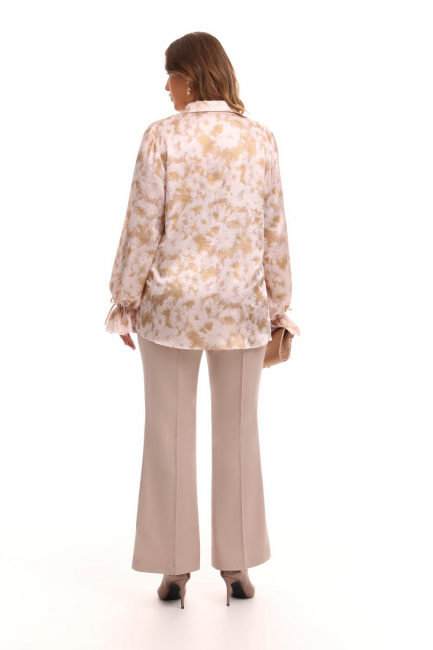 Блузка из поливискозы с эффектом хамелеона