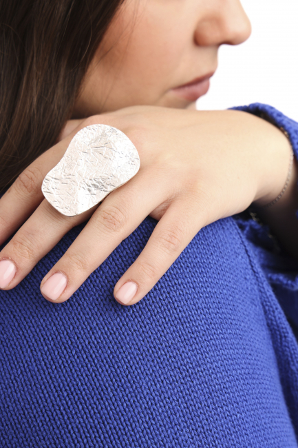 Кольцо Портрет серебро