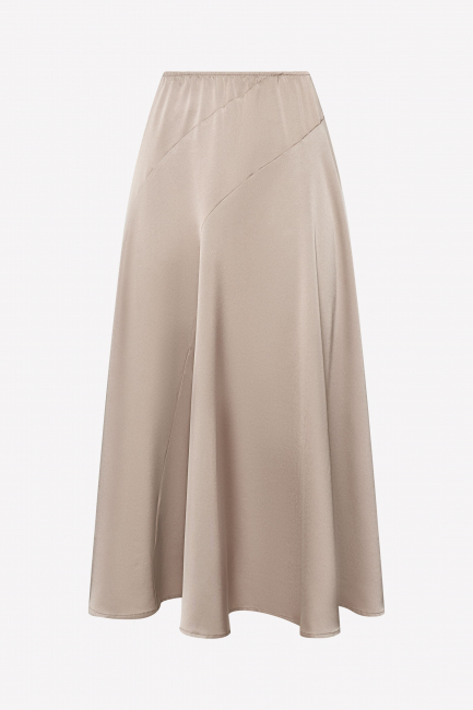 Юбка с боковыми клиньями из поливискозы