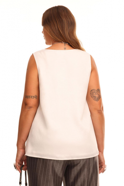 Топ с блеском двуслойный