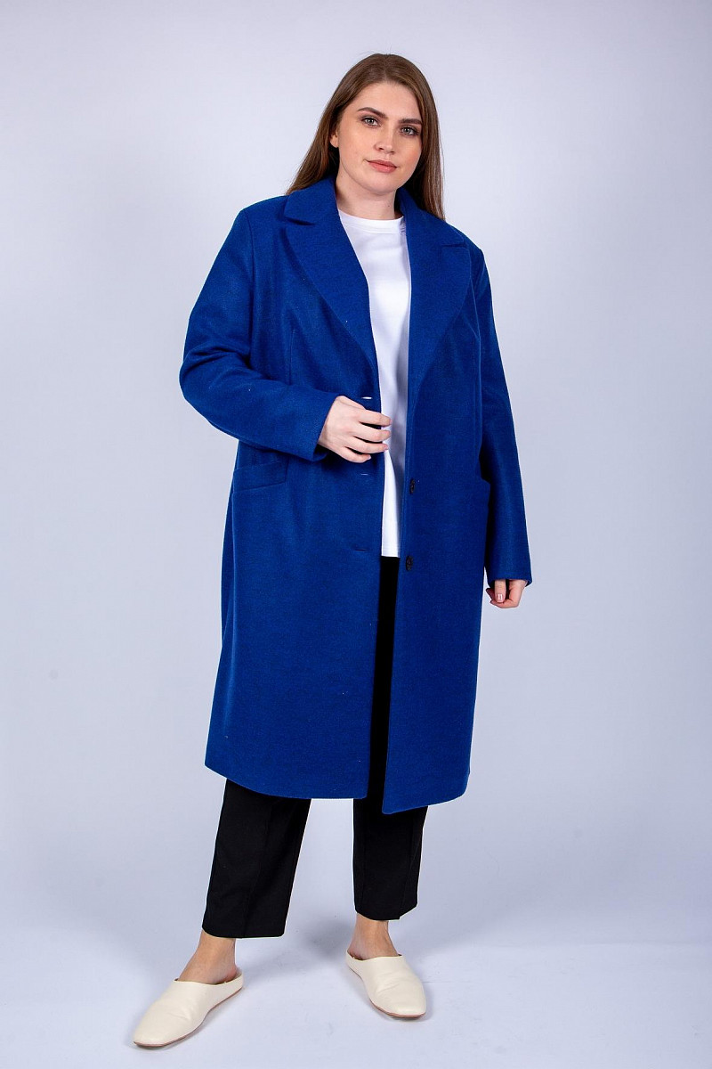 Пальто Дерби blue