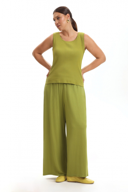 Топ в рубчик трикотаж