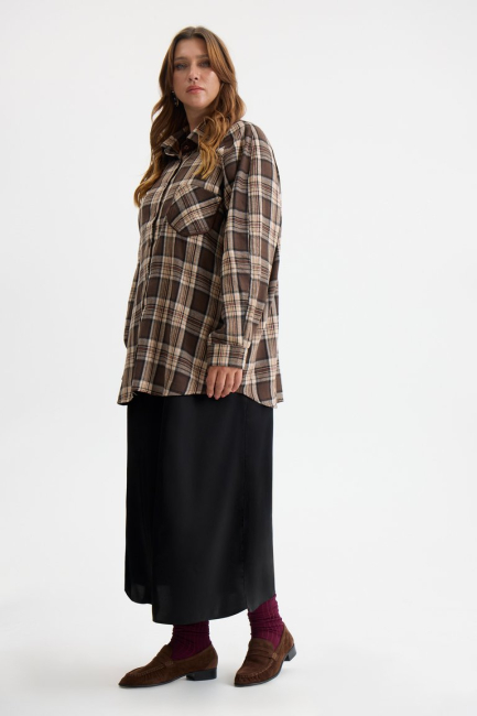 Рубашка фланелевая на подкладке – фото – Plus Size 50–64 – Моно-Стиль