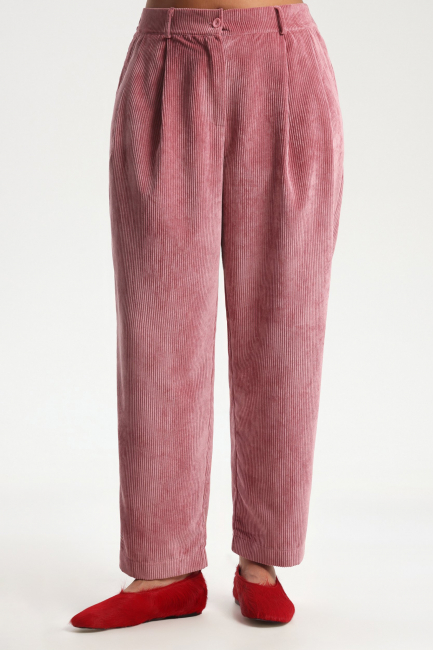 Брюки бананы из вельвета