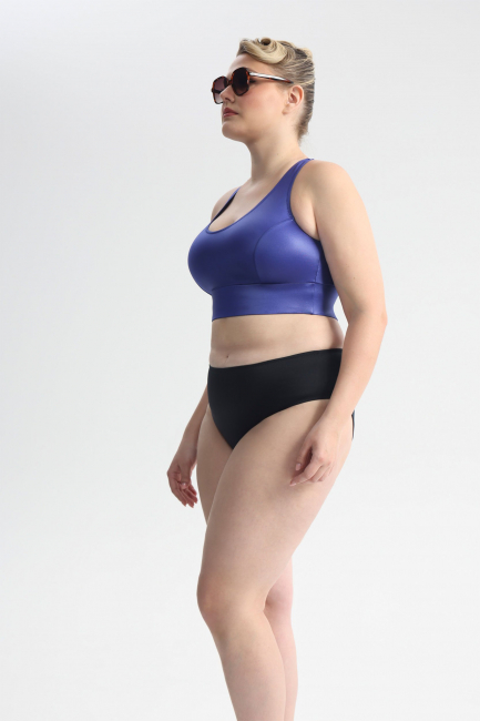 Топ бра фиолетового цвета с утягивающим эффектом