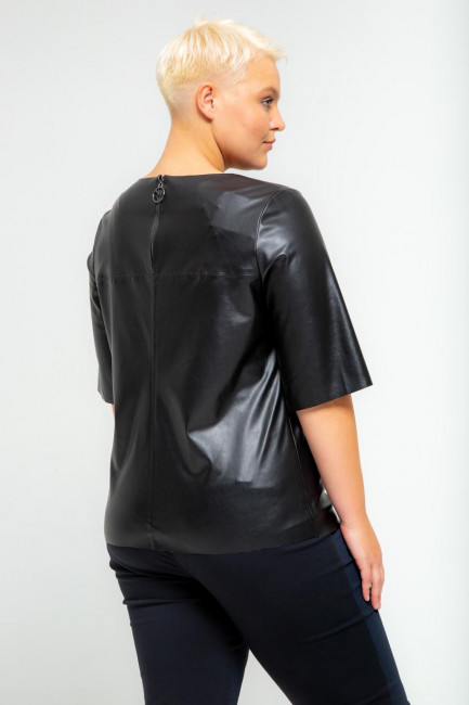 Блузка Апероль чёрный большого размера купить онлайн в интернет-магазине 