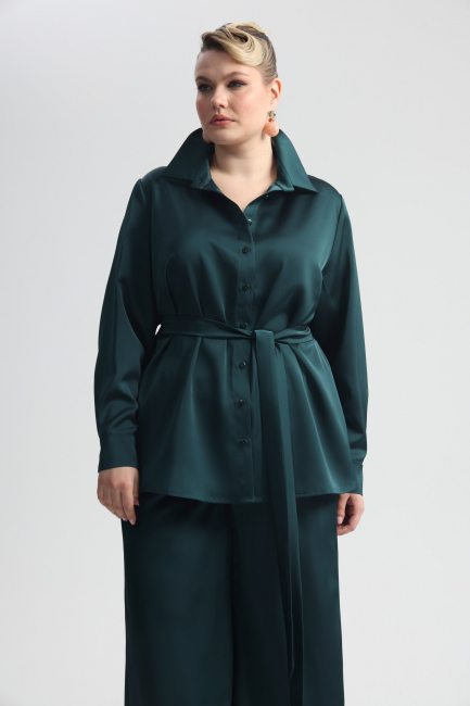 Блузка из шелковой поливискозы