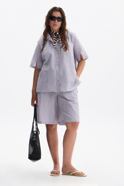 Шорты боксеры из жатого хлопка – фото – Plus Size 50–64 – Моно-Стиль