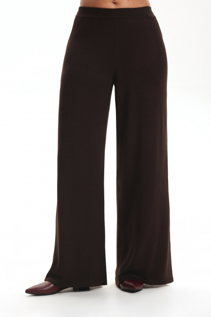 Брюки из вязаного трикотажа на резинке